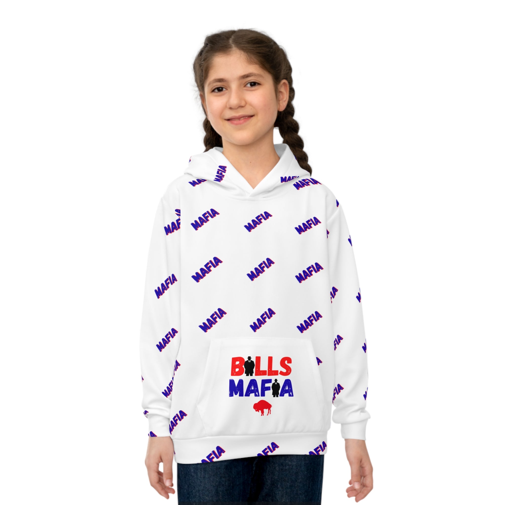 Bills Mafia Children's Hoodie - Fun Apparel for Young Fans, Sports Sweatshirt, Gift for Kids, Family Gatherings, Game Day