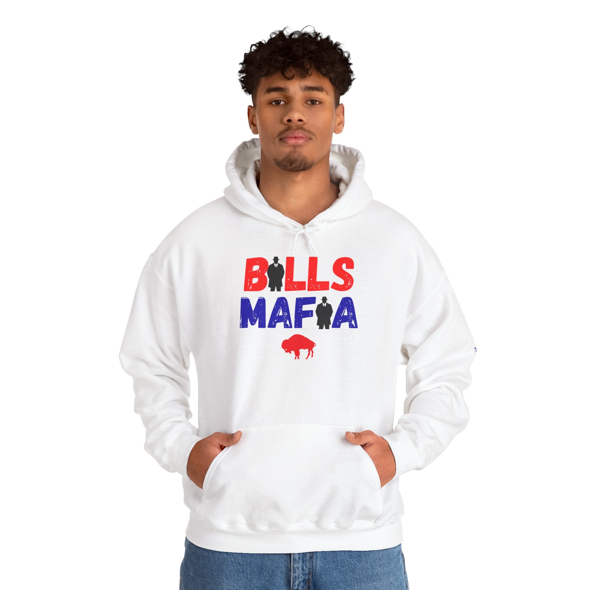 Bills Mafia Hoodie, Unisex Sports Sweatshirt, Game Day Apparel, Football Fan Gear, Gift for Sports Fans, Cozy Outerwear